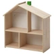 Будиночок полиця для книг в дитячу IKEA FLISAT дерев'яний 502.907.85 - зображення 1