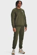 Чоловічі оливкові спортивні штани UA Essential Fleece Jogger Under Armour S 1373882-391 - зображення 2