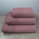 Комплект махровых полотенец Вафельный Бордюр 3шт GM Textile 40х70см, 50х90см, 70х140см 450г/м2 (Виноград) - изображение 1