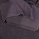 Полотенце махровое Вафельний Бордюр GM Textile 40х70см 500г/м2 (Темный Виноград) - изображение 3