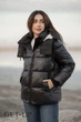 Женская зимняя короткая куртка YIMOSIS L черная 902172 - изображение 12
