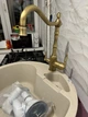Гранитная кухонная мойка Luxor Round Lux Cascade D 51 BG + сифон, перелив, горловина в комплекте, бежевый, слоновая кость - изображение 2