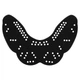 Капа перфорована (Perforated mouthguar) одностороння у футлярі (термопластик, р-р капи 8х5,5см, чорний) (BO-7419_Чорний) - изображение 2