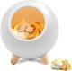 Настільний світильник Led Cat House Котячий будинок Нічник Сплячий котик у будиночку Білий - зображення 2