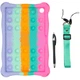Силиконовый чехол Galeo Pop It для OPPO Pad Air 10.36" Rainbow Pink - изображение 2