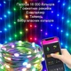 Умная гирлянда светодиодная новогодняя LED RGB Bluetooth для елки 3 метра 5V 2F USB Smart fairy lights - изображение 3