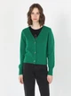 Кардиган вязаный женский Colin's CL1060698GRN M Green (8683197338938) - изображение 3
