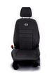 Комплект модельных чехлов AMI.AUTO из автоткани черные на Мазда 626 GE (Mazda 626) 1992-1997 седан - изображение 3