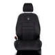 Комплект модельных чехлов AMI.AUTO из автоткани черные на Джили GX2 Panda LC Cross 2011+ хэчтбек джип - изображение 4