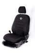 Комплект модельных чехлов AMI.AUTO из автоткани черные на Смарт Фо Ту (Smart For Two) 1998-2007 мини машина - изображение 2