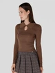Джемпер женский Colin's CL1065282BRW L Brown (8683197802774) - изображение 1