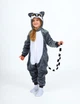Пижама кигуруми Kigurumi Лемур для девочек Серый на рост 165-175 см (203741) - изображение 1