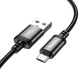 Кабель HOCO X91 Micro-USB Radiance charging data cable 3m черный - изображение 2