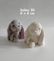 3D фігурка для розмальовки PandClub Зайка 3D4 - зображення 2