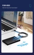 Кабель швидкісний 5 Гбіт/с USB на Type-C UGREEN Cable Nickel Plating (USB3.0, 5Gbps, 2,4А, 2m). Black - зображення 3