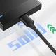Кабель USB-A для USB Micro-B UGREEN для жорстких дисків HDD/SSD (USB 3.0, 5 Гбіт, 0,5m). Black - зображення 3