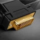 Перехідник конвертер DVI на HDMI converter UGREEN Bi-directional (HDMI 1.4, Full HD 60Hz). Black - зображення 9