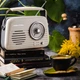 Кухонне радіо Vintage Cuisine ретро з Bluetooth та акумулятором Біле - изображение 2