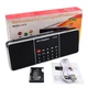 Портативний радіоприймач з акумулятором Lefon FM цифровий LED дисплей MP3-плеєр USB Red - зображення 14