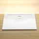 Піддон для душової кабіни RAVAK Gigant Pro Chrome 90x120x3см прямокутний композитний без сифону білий XA04G701010 - зображення 3