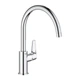 Cмеситель для кухни однорычажный GROHE BauCurve хром латунь 31231001 - изображение 1