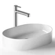 Умывальник накладной RAVAK CERAMIC 550x370x120мм овальный белый XJX01155001 - изображение 3