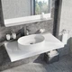 Умывальник накладной RAVAK CERAMIC 550x370x120мм овальный белый XJX01155001 - изображение 5