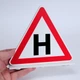 Табличка Учебное авто на крышу Треугольник Н съемный - изображение 3
