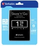 Зовнішній накопичувач Verbatim Store'n Go 2.5" 1TB USB 3.0 BLACK (53023) - изображение 1