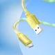 YUF Кабель Borofone BX95 USB to Type-C 1m gold - зображення 2