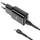 Мережевий зарядний пристрій HOCO C88A Star round dual port charger set(Micro) Black - изображение 2