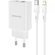 Мережевий зарядний пристрій BOROFONE BA56A Lavida PD20W+QC3.0 charger (Type-C to Lightning) White - изображение 1