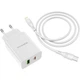 Мережевий зарядний пристрій BOROFONE BA56A Lavida PD20W+QC3.0 charger (Type-C to Lightning) White - изображение 3