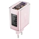 Зарядное устройство ACEFAST A45 Sparkling series PD65W GaN (2*USB-C+USB-A) charger Cherry blossom - изображение 1