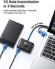 Хаб UGREEN CR113 USB 3.0 Hub 1m (Black) (UGR-20291) - зображення 2