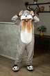 Пижама Кигуруми Детская Для Девочек My Kigu Хаски Серая 155-165 см (1090/2) - изображение 1