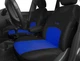 Майки чехлы на передние сиденья Subaru Forester 1997-2002 Pok-ter Tuning Classic с синей вставкой - изображение 2