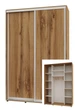 Шкаф-купе двухдверный Комфорт Мебель 150*60*220 см Дуб золотой 2 двери ДСП Макси - изображение 1