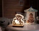 Соляна лампа - Нічник HealthLamp Ведмедик з регулятором яскравості в Подарунковій упаковці - зображення 3