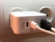 Сетевое зарядное устройство Vokamo 2xType-C, 1xUSB Spow GaN 66W White (VKM30031) - изображение 6