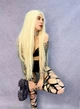 Парик на сетке Lace Wig Super Straight тон 613 длинный блонд 100 см термостойкое волокно - изображение 1