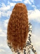 Парик на сетке Lace Wig Super Lily № 130T рыжий, 80 см, термостойкое волокно - изображение 6