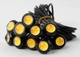 Орлиный глаз врезные Led ДХО Autoexpect Жёлтый 12V 23мм (10801) - изображение 7