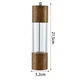 Млинок для перцю солі спецій KitchenWare Acrylic Прозорий 21.5 см (10510-21) - зображення 2