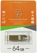 USB-накопитель флешка на 64Gb T&G 027 Metal series Silver - изображение 2