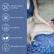 Преміальний килимок для йоги Luna Yoga Travel 1830х610х1.5 мм Om (LunaYogaTravelOm) - зображення 2