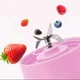 Фитнес блендер беспроводной A-Plus Juice Mixer 400мл, Powerbank 2000мАч, 4 ножа Розовый - изображение 3