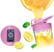Фитнес блендер беспроводной A-Plus Juice Mixer 400мл, Powerbank 2000мАч, 4 ножа Розовый - изображение 4