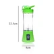 Фитнес блендер беспроводной A-Plus Juice Mixer 400мл, Powerbank 2000мАч, 4 ножа Зеленый - изображение 6