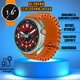 Смарт годинник круглий Smart Watch V3 ULTRA MAX-1.6дюймів-підтримка дзвінків, спортивні режими Orange - зображення 1